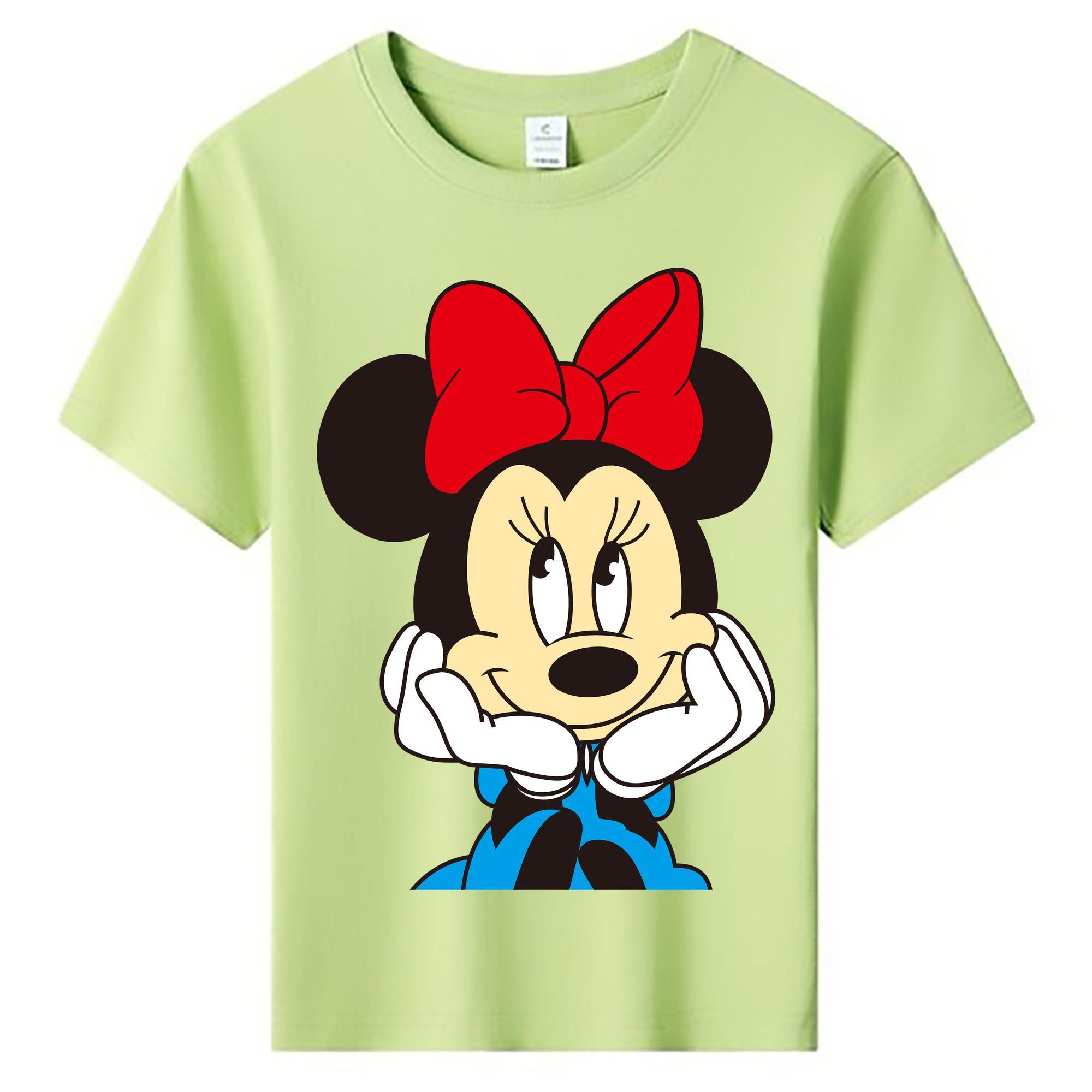 ミッキーマウス Mickey Mouse 綿100％キッズTシャツ（フロントプリント）